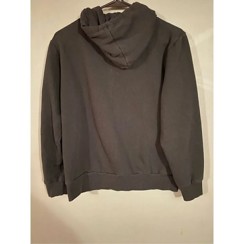Doublju Black Hoodie Size Medium